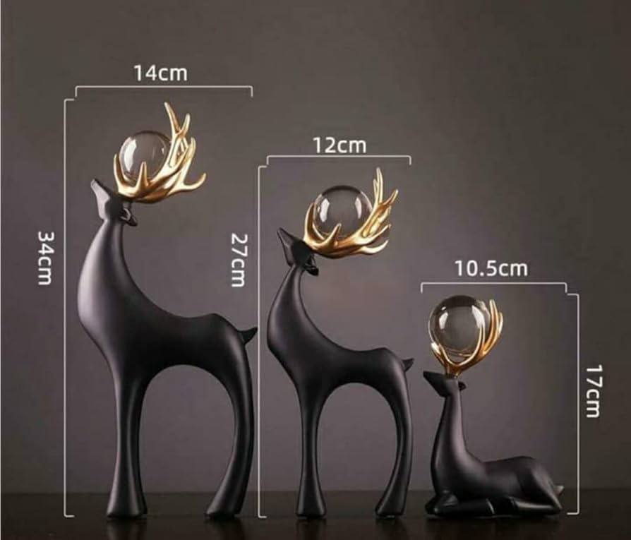 Imported 3-piece gazelle set