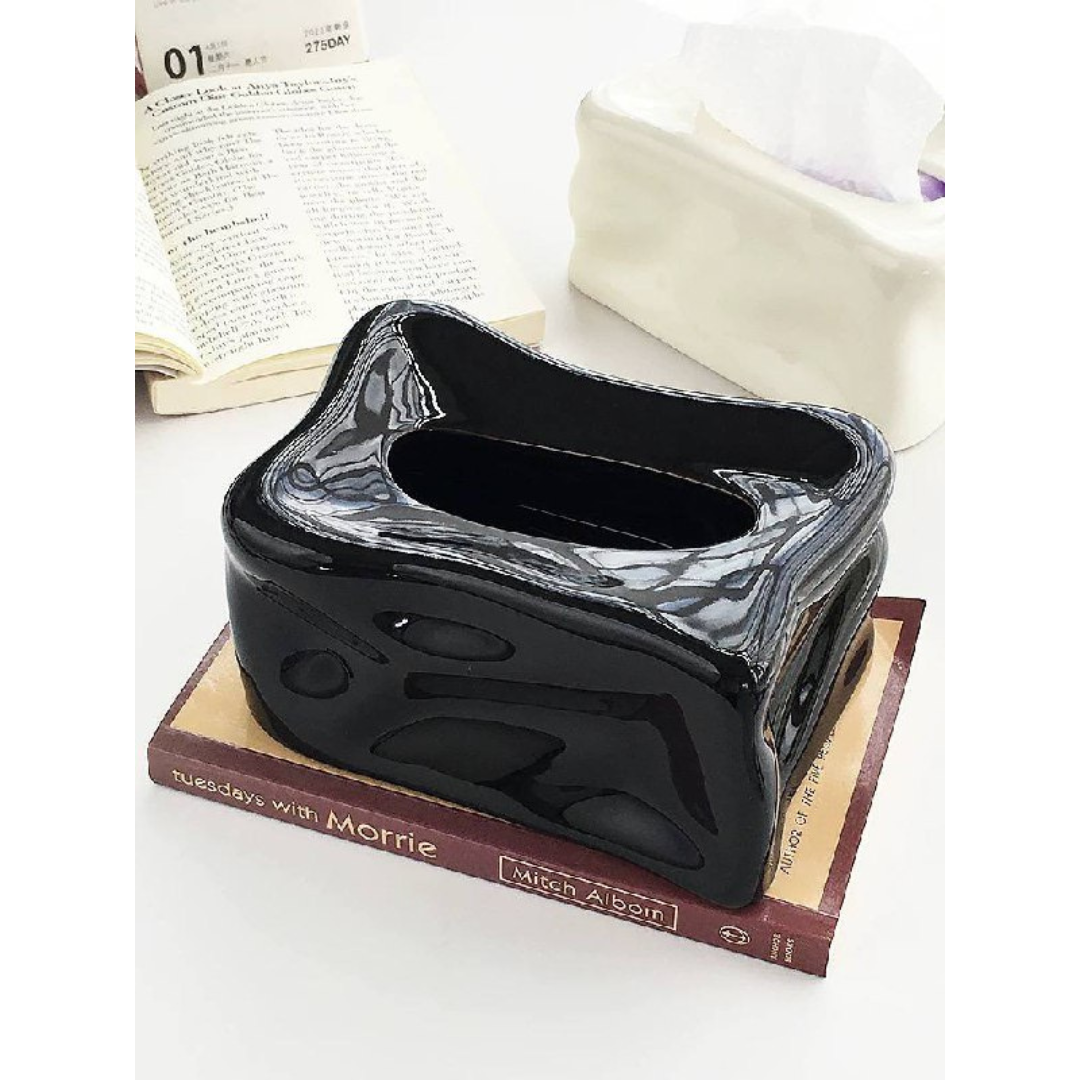 porcelain tissue box