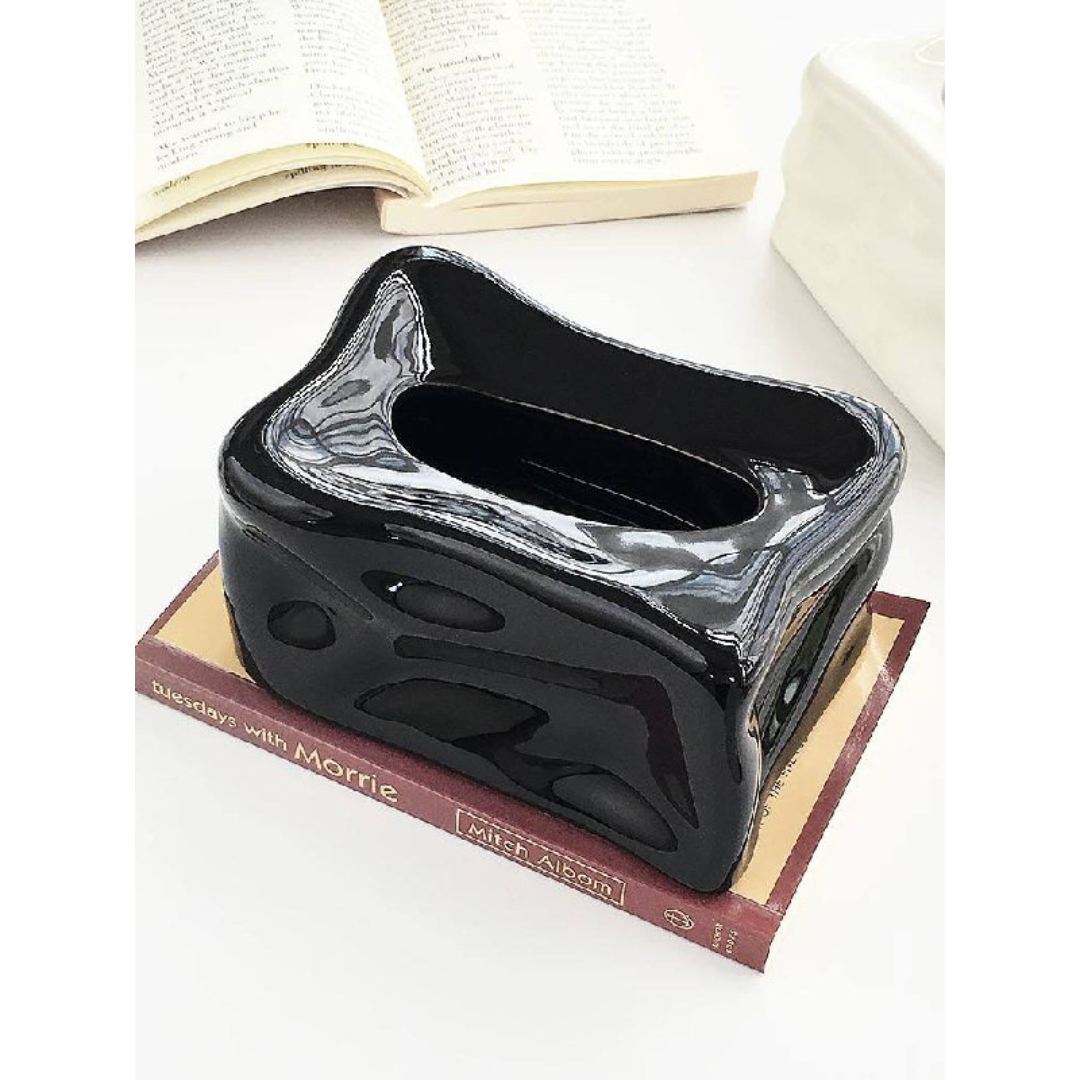porcelain tissue box