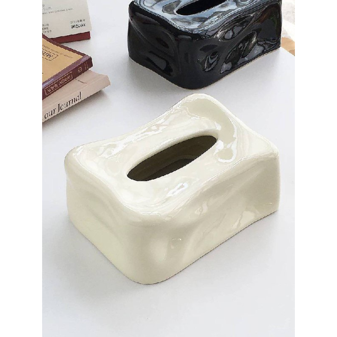 porcelain tissue box