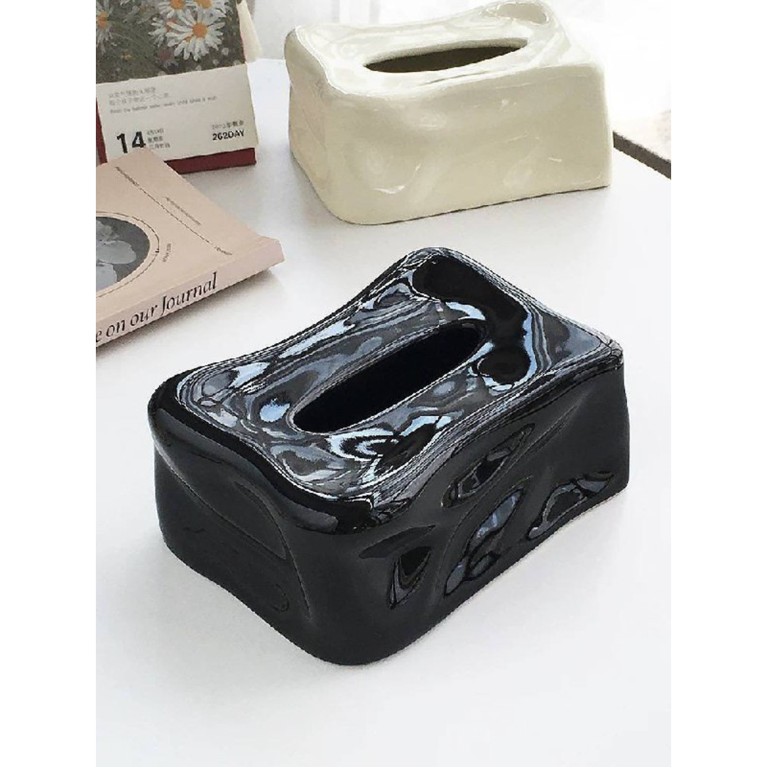 porcelain tissue box