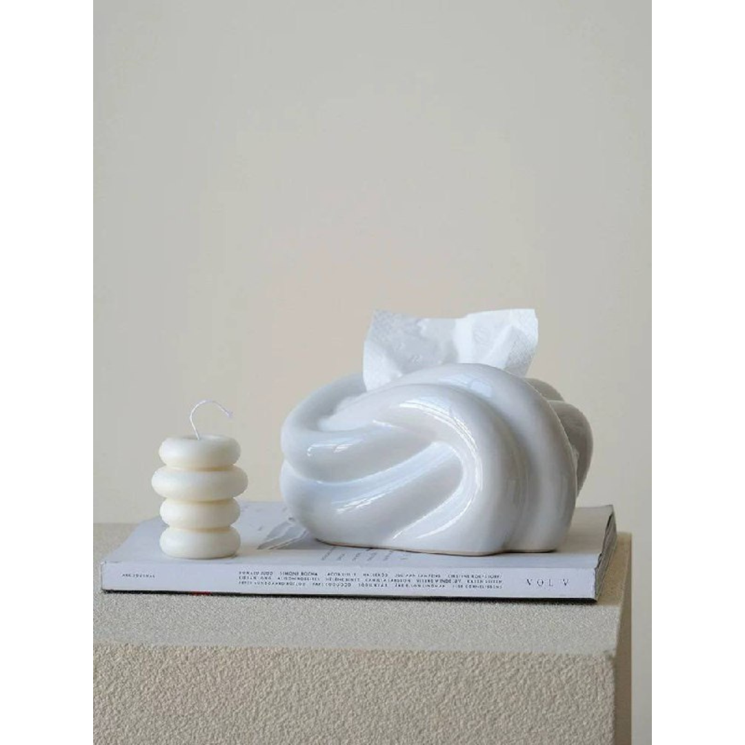 porcelain tissue box