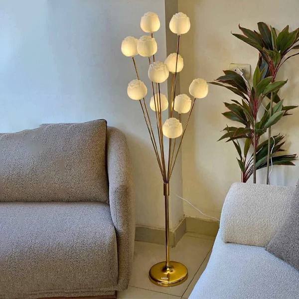 Rose floor lamp