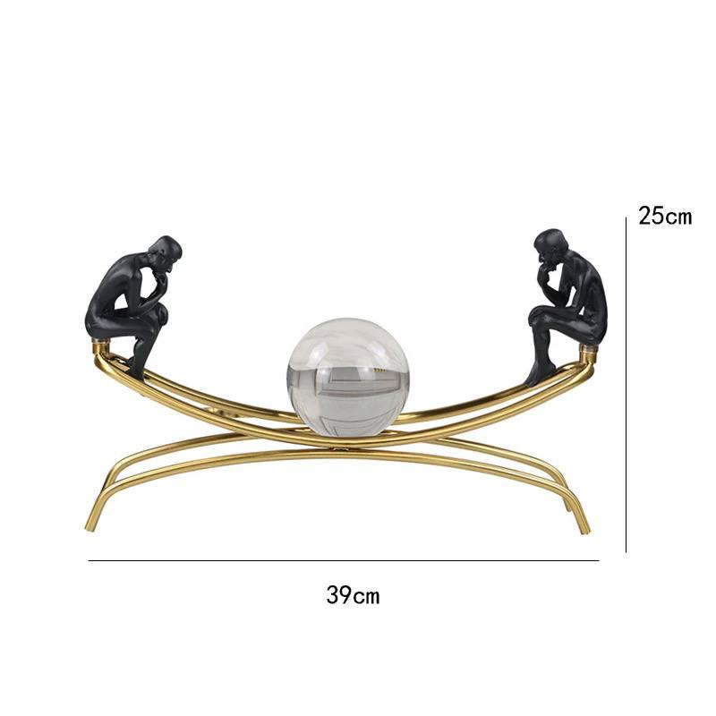 Modern metal decor -RP76