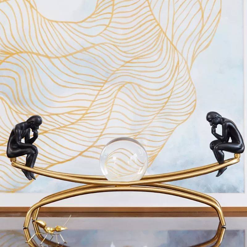 Modern metal decor -RP76
