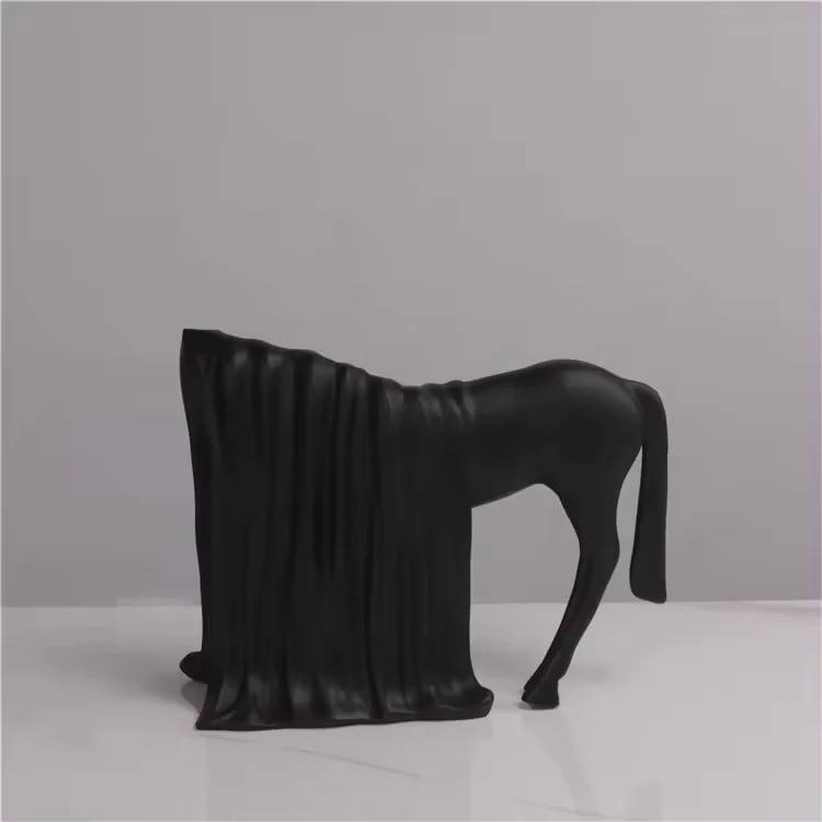 Abstract Horse Figurine With Sleek Lines - bh25