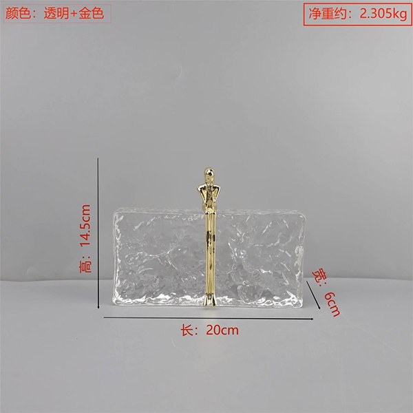 Abstract Pure Copper Figure Decoration - bh26