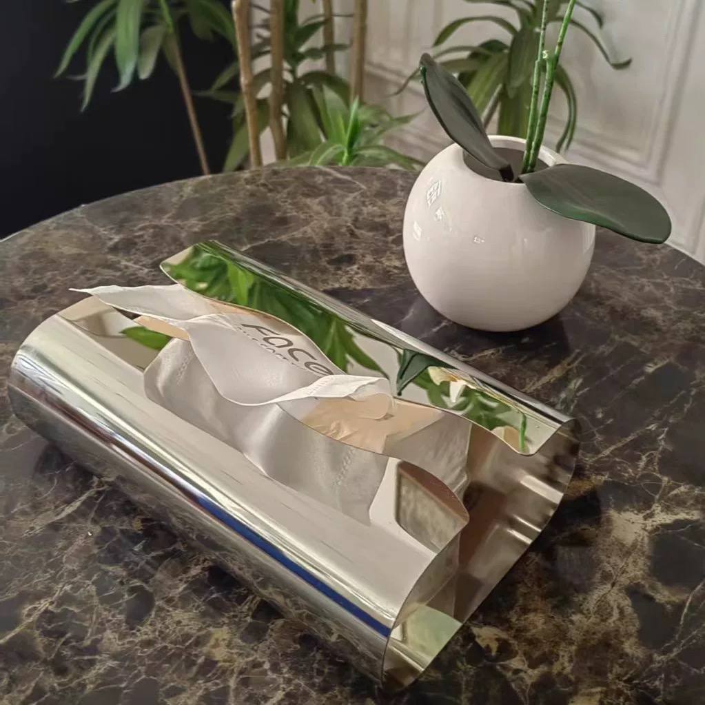 stainless steel tissue box