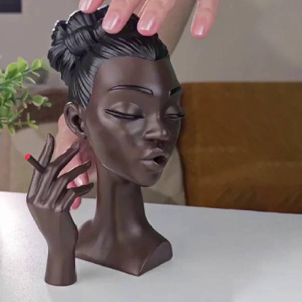 Lady-shaped incense burner