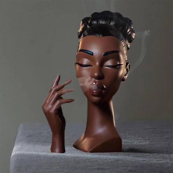 Lady-shaped incense burner