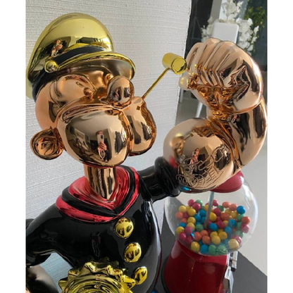 Black Popeye Decoration - KP041