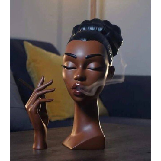 Lady-shaped incense burner