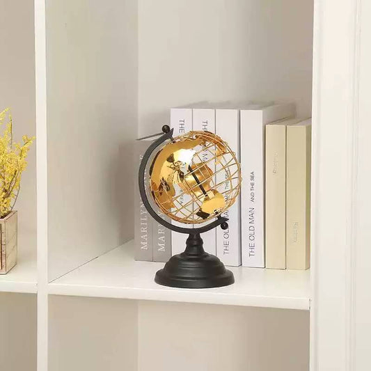 Gold globe decor