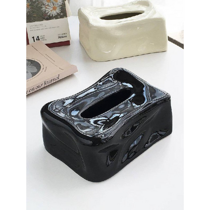 porcelain tissue box