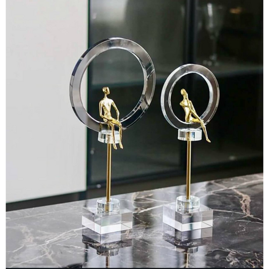 Metal and Crystal Decor - PA29