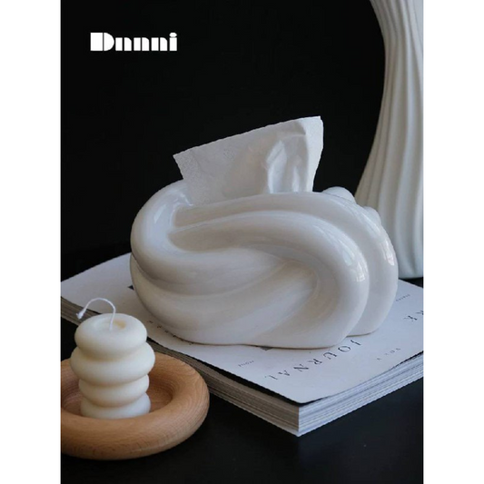 porcelain tissue box
