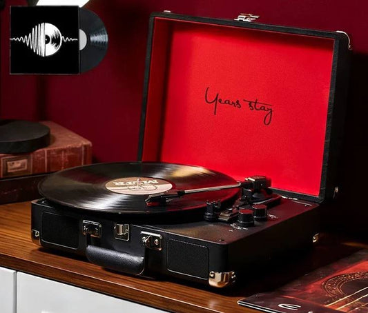 Vintage Record Player Ornament