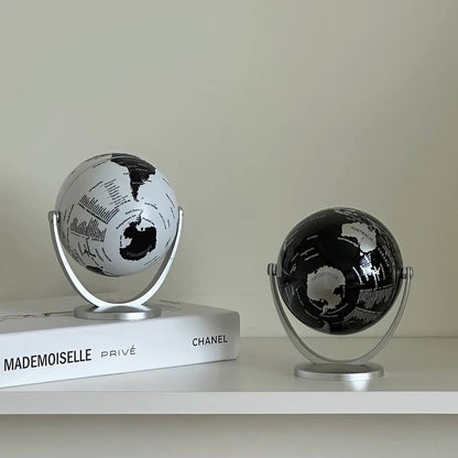 Modern Mini Metallic Rotating Desk Globe-MM174