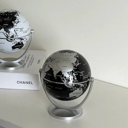 Modern Mini Metallic Rotating Desk Globe-MM174