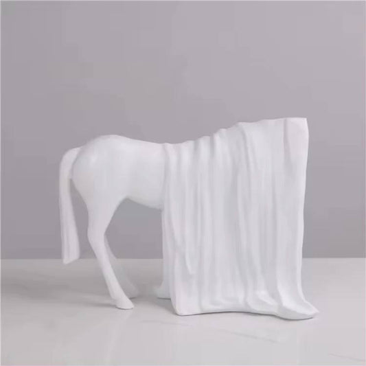 Abstract Horse Figurine With Sleek Lines - bh25
