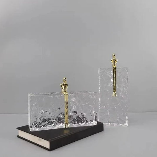 Abstract Pure Copper Figure Decoration - bh26