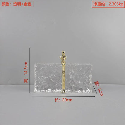 Abstract Pure Copper Figure Decoration - bh26