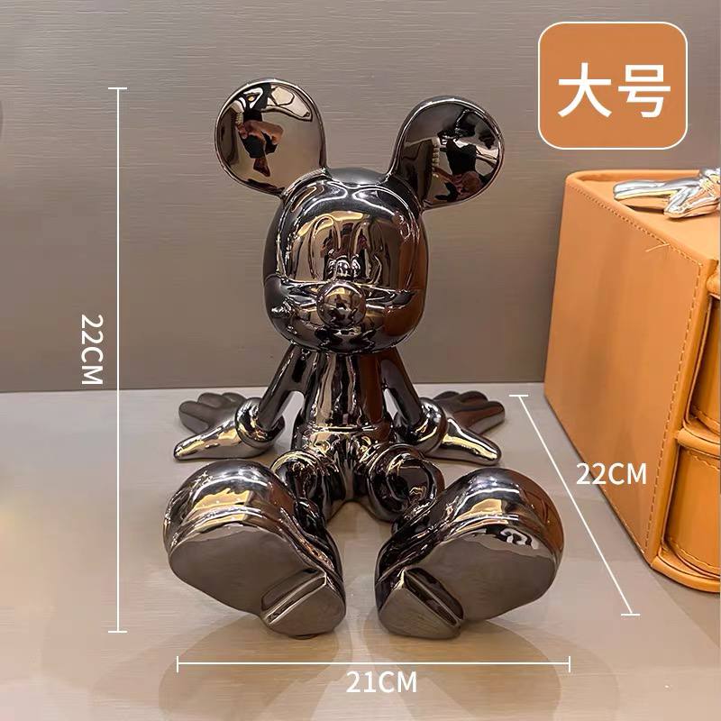 Monochrome Sitting Figurine-GH112