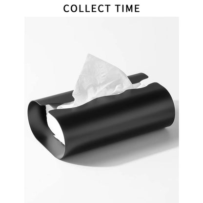 Modern Curved Metal Tissue Box Cover-MM112
