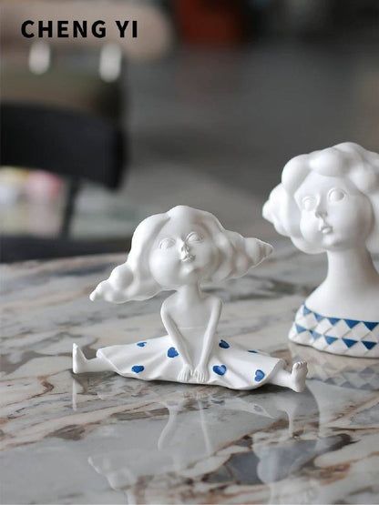 Marshmallow Cloud Girl Figurine-MM110