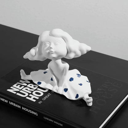 Marshmallow Cloud Girl Figurine-MM110