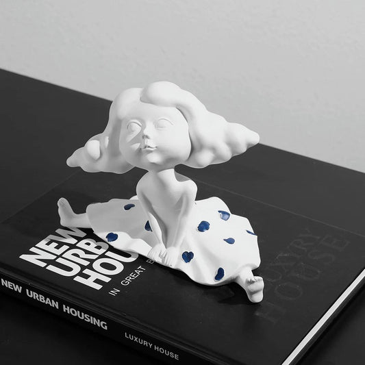 Marshmallow Cloud Girl Figurine-MM110