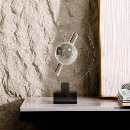 Modern Crystal Globe Sculpture-MM124