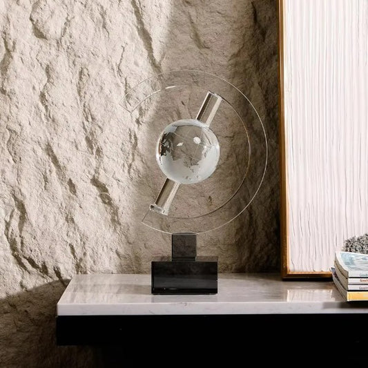 Modern Crystal Globe Sculpture-MM124