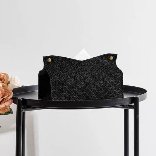 Leather tissue boxes - bb114