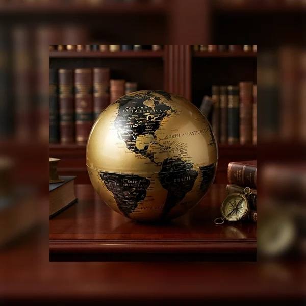 Golden Globe Decor Sphere-MM244