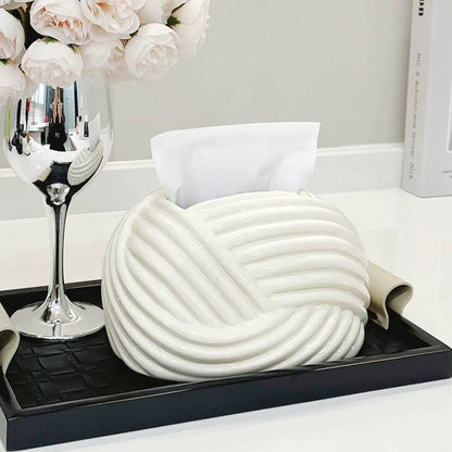 porcelain tissue box
