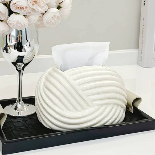porcelain tissue box